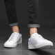 Fashion Sneakers Casual Men Leather Shoes White Male Casual Shoes Breathable White Sneakers Leather Mens Moccasins