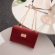 British Small Square Bag Women's Designer brand luxury Handbag 2022 High quality PU Leather Chain Phone Shoulder bag